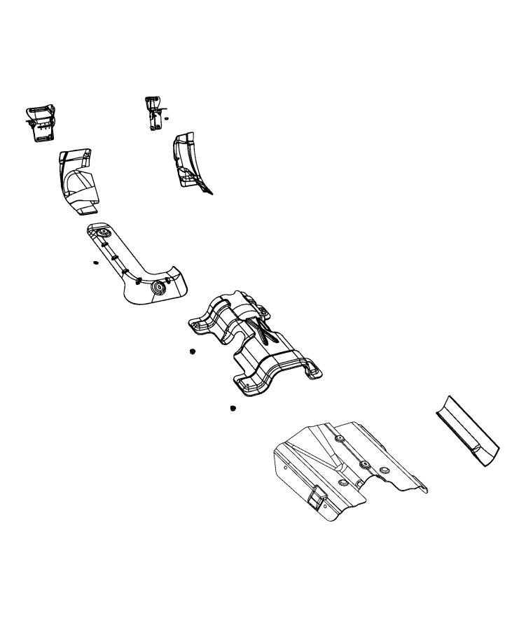 Diagram Exhaust Heat Shields. for your 2021 Chrysler 300   