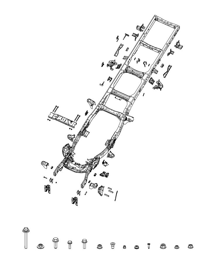 Diagram Frame, Complete. for your Ram 3500  