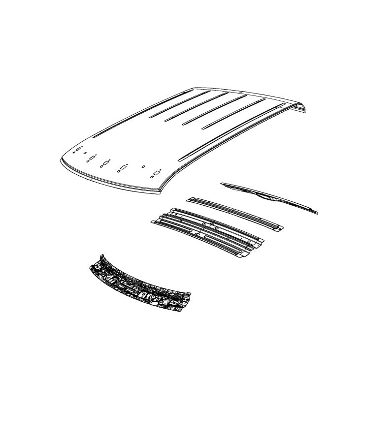 Diagram Roof Panel. for your Ram 3500  