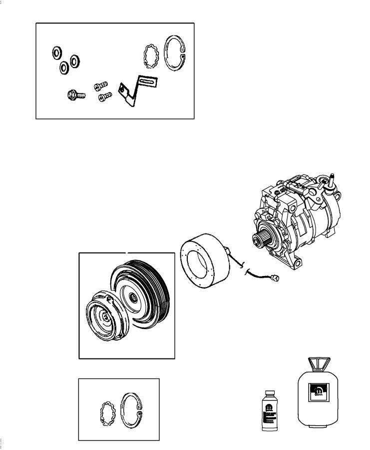 Diagram A/C Compressor. for your Chrysler 300 M 