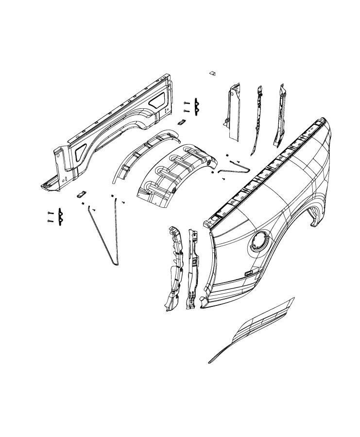 Diagram Pickup Box. for your 2021 Ram 2500   