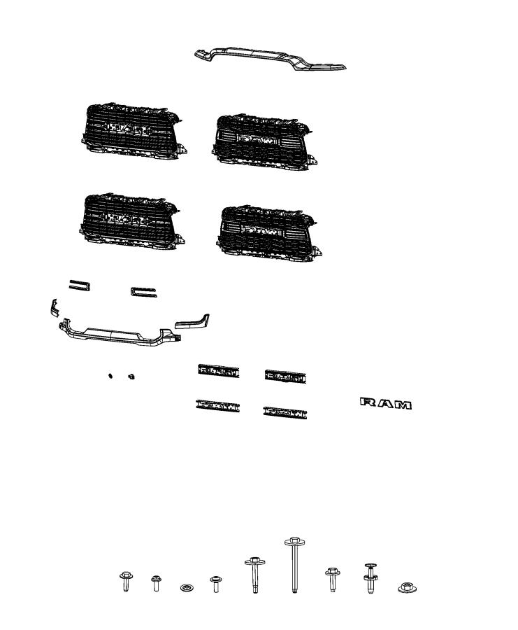 Diagram Grilles. for your 2012 Jeep Wrangler   