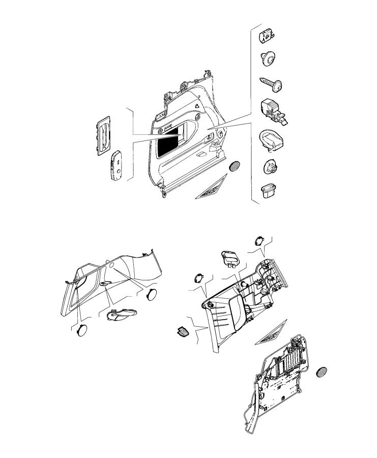 Quarter Trim Panel. Diagram