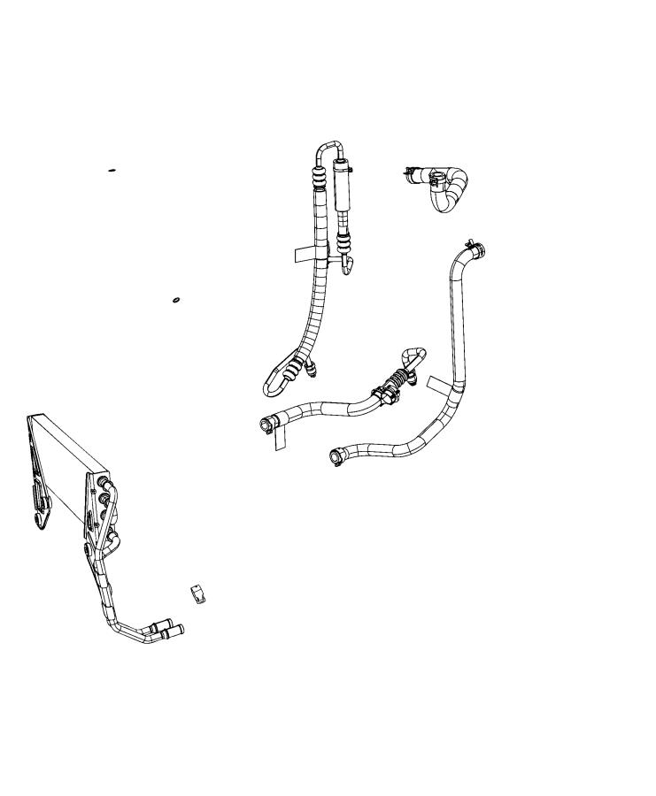 Diagram Power Steering Hoses. for your 2004 Chrysler 300  M 