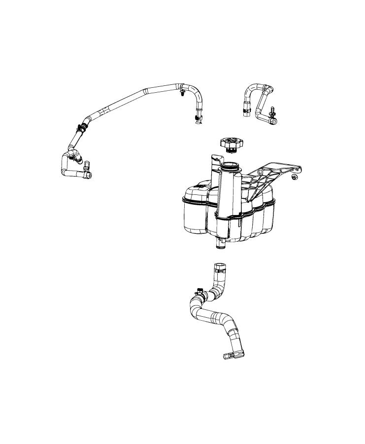 Coolant Recovery Bottle. Diagram