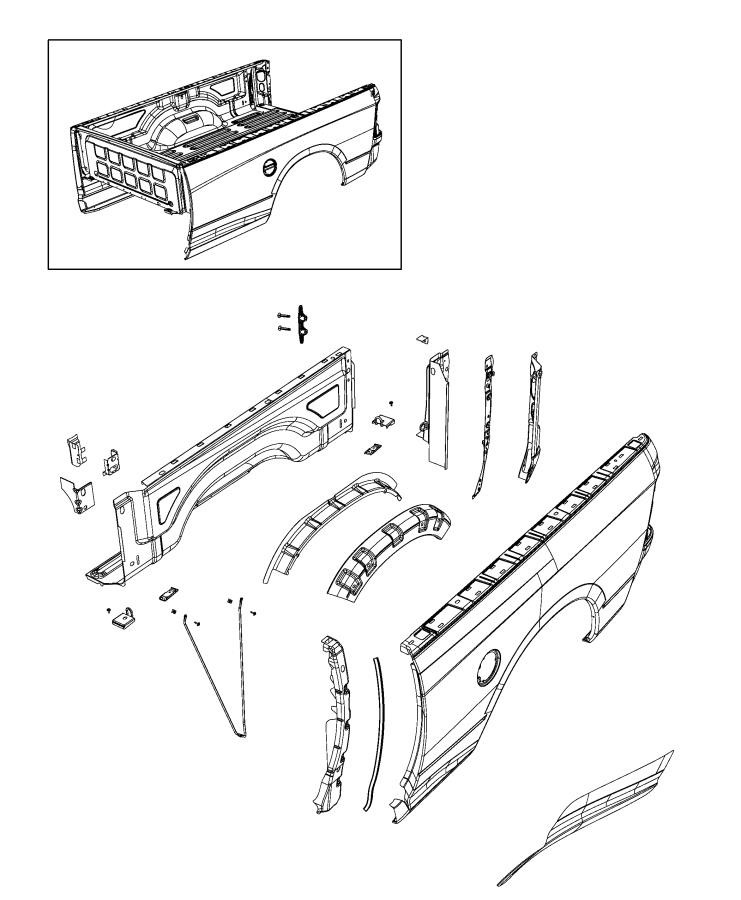 Diagram Pickup Box. for your Ram 2500  