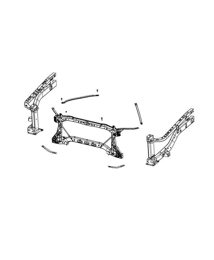 Diagram Radiator Support. for your 2003 Chrysler 300  M 