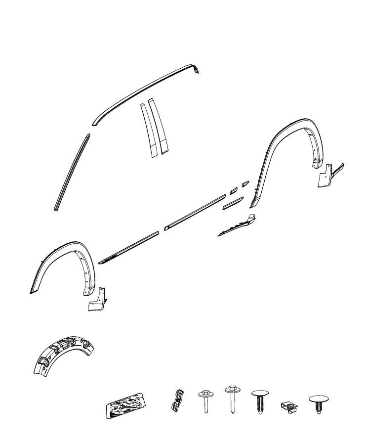 Diagram Exterior Ornamentation. for your 2011 Ram 3500   