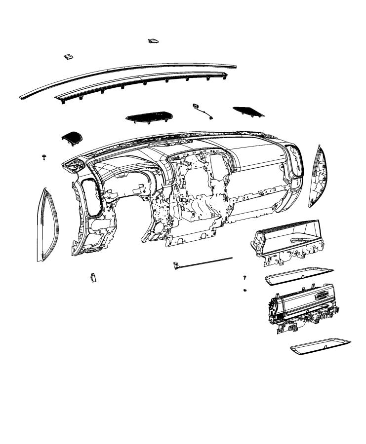 Instrument Panel and Structure. Diagram