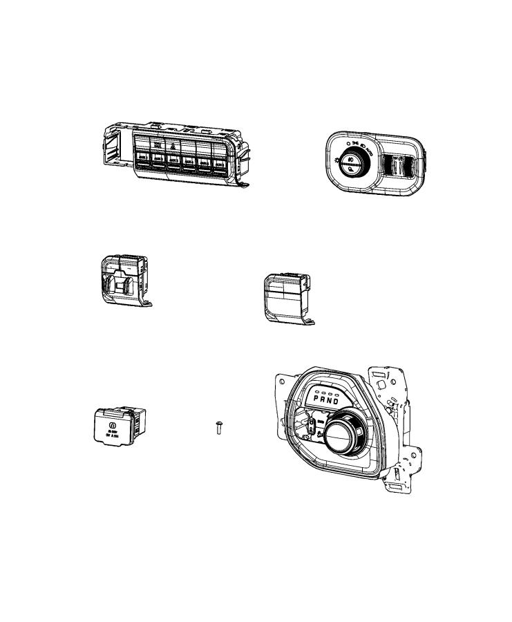 SWITCHES, INSTRUMENT PANEL. Diagram