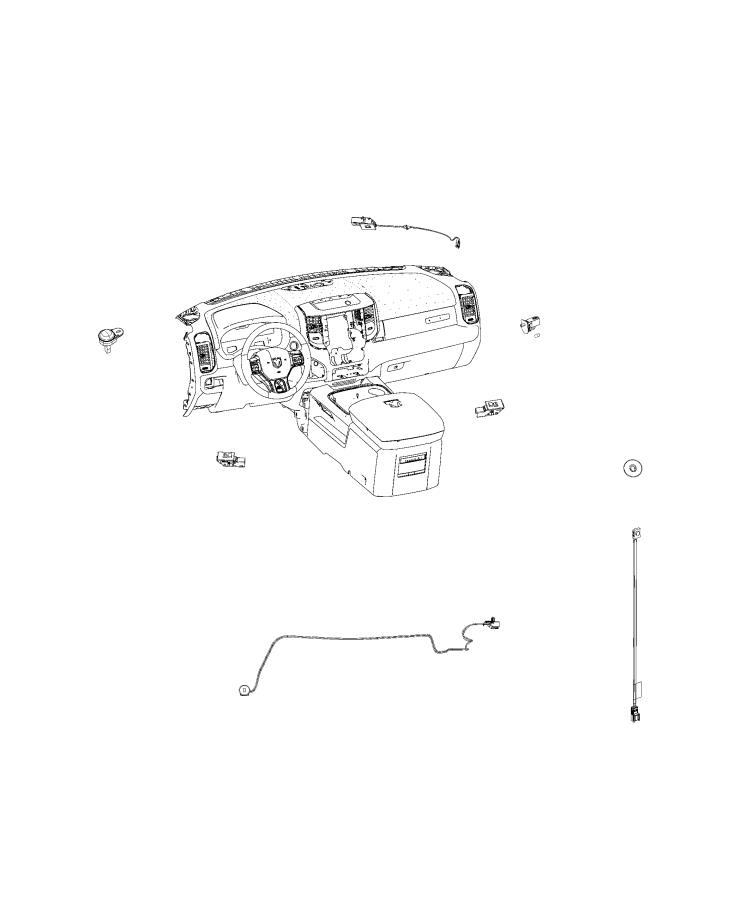 Diagram Lamps, Interior. for your 2021 Ram 3500   