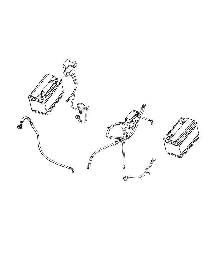 WIRING, Battery. Diagram