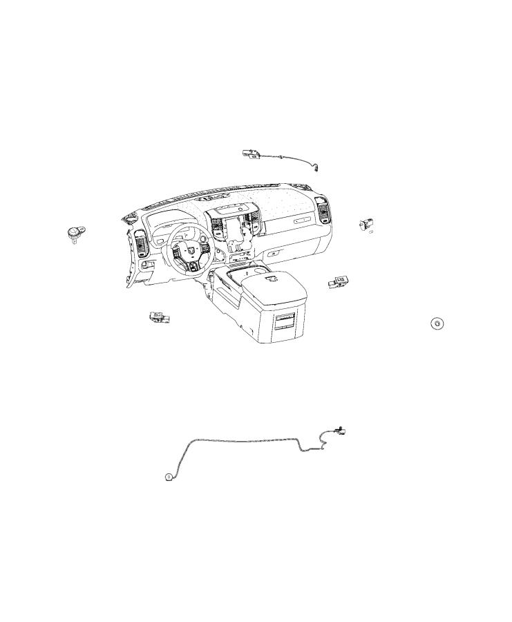 Diagram Lamps, Interior. for your 2021 Ram 3500   