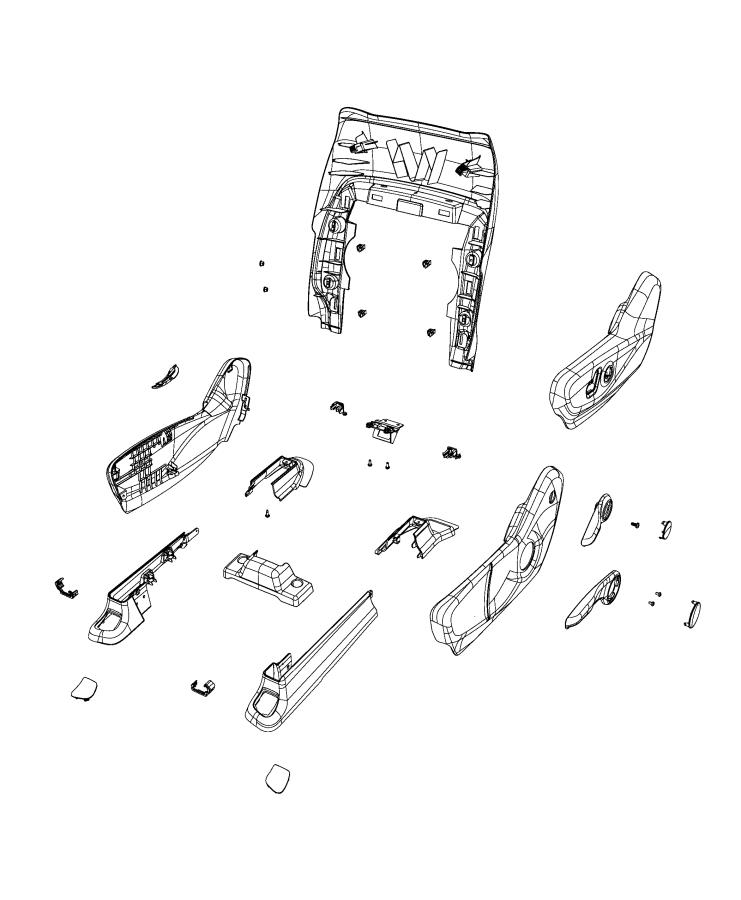 Diagram Adjusters, Recliners, Shields and Risers - Driver Seat. for your Chrysler