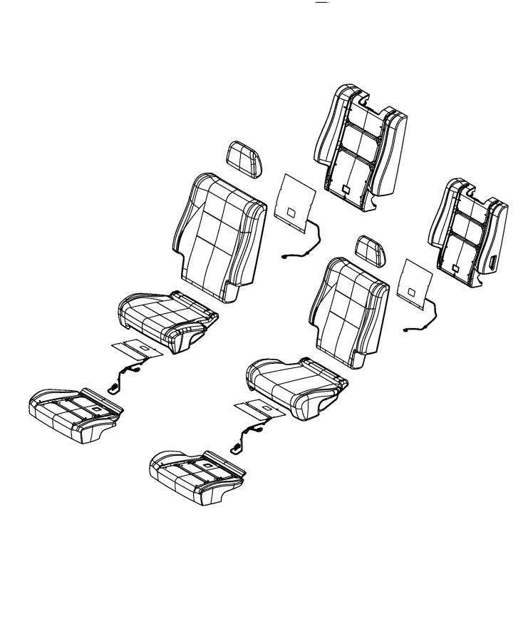 Diagram Rear Seat, Bucket. for your 2003 Chrysler 300  M 