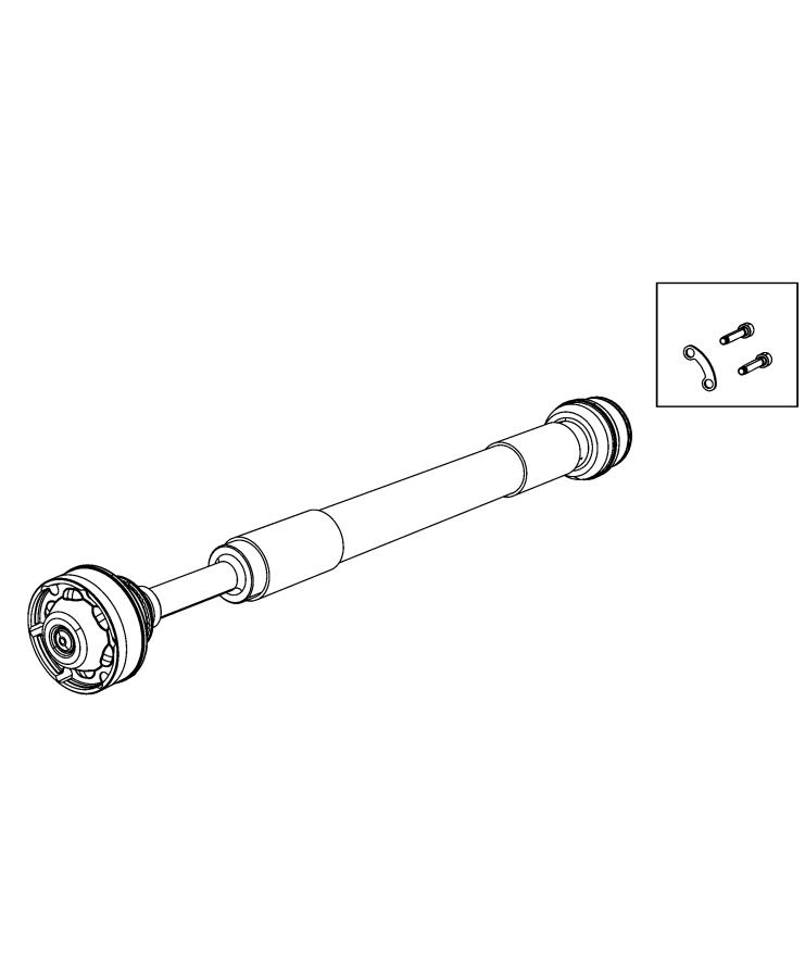 Diagram Drive Shaft, Front. for your 2000 Chrysler 300  M 