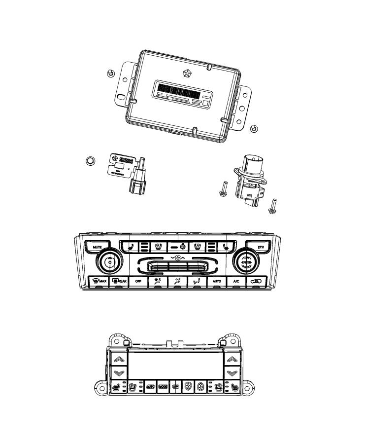 Diagram A/C and Heater Controls. for your Jeep