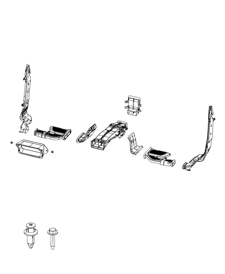 Diagram Ducts, Front. for your Chrysler 300  M