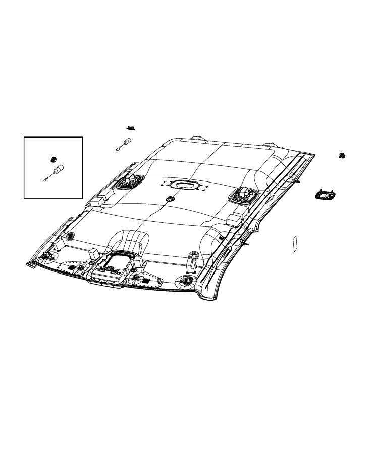 Diagram Headliners. for your 2000 Chrysler 300  M 