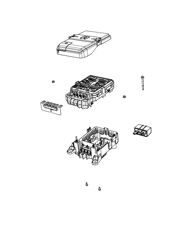 Jeep Grand Cherokee Fuse array. High current 68500873AA Libertyville IL