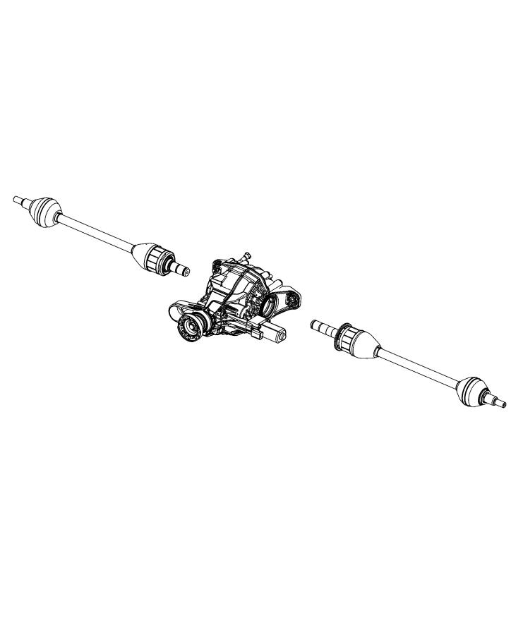 Diagram Axle Shafts, Rear. for your 2001 Chrysler 300  M 