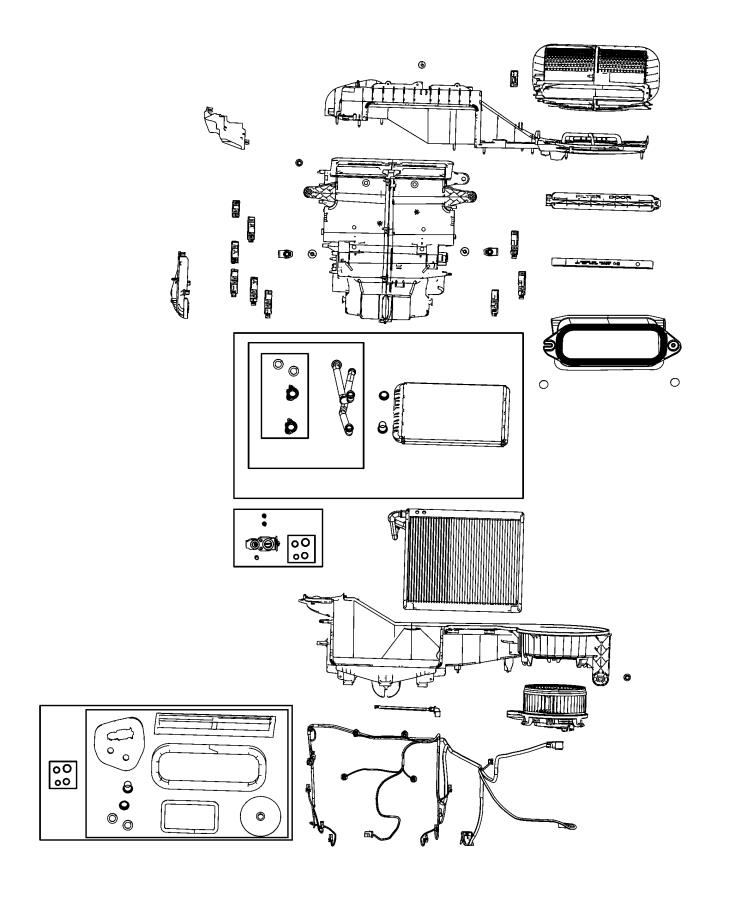 Diagram A/C and Heater Unit. for your Jeep