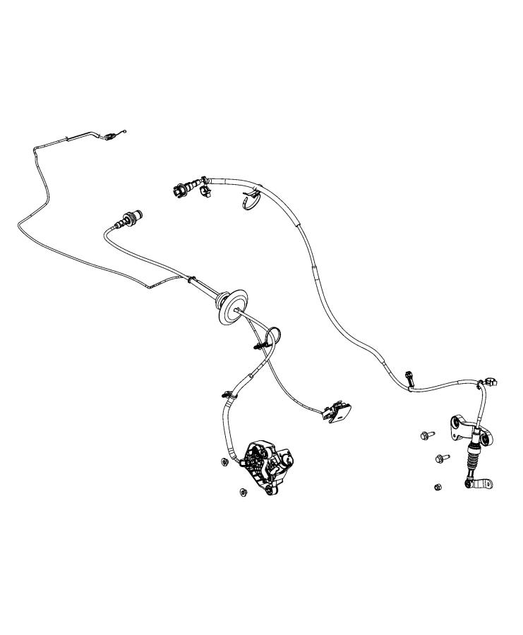 Diagram Manual Parking Brake Release Cable. for your Chrysler 300  M