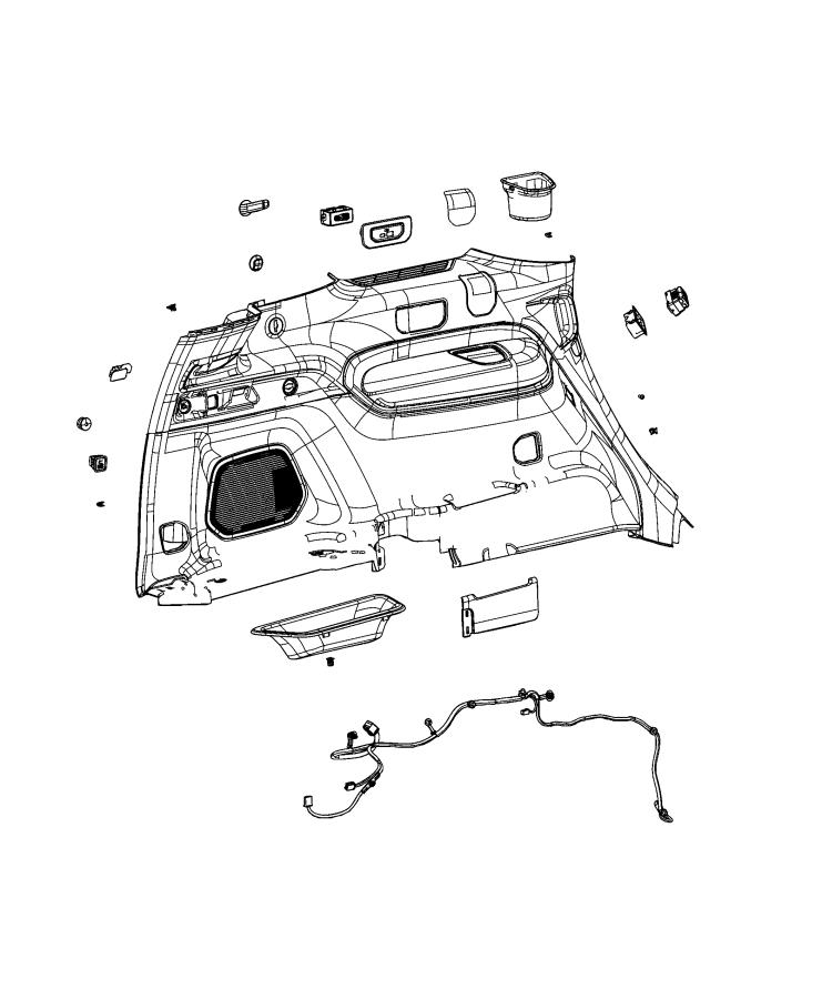 Quarter Trim Panel. Diagram