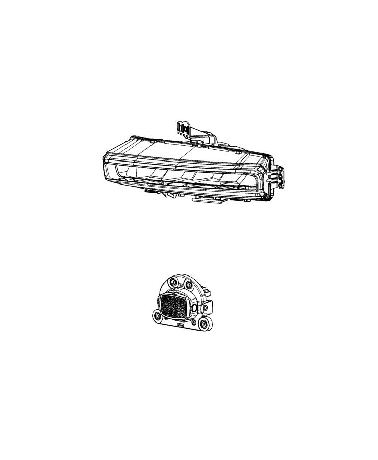 Diagram Lamps, Front. for your Jeep