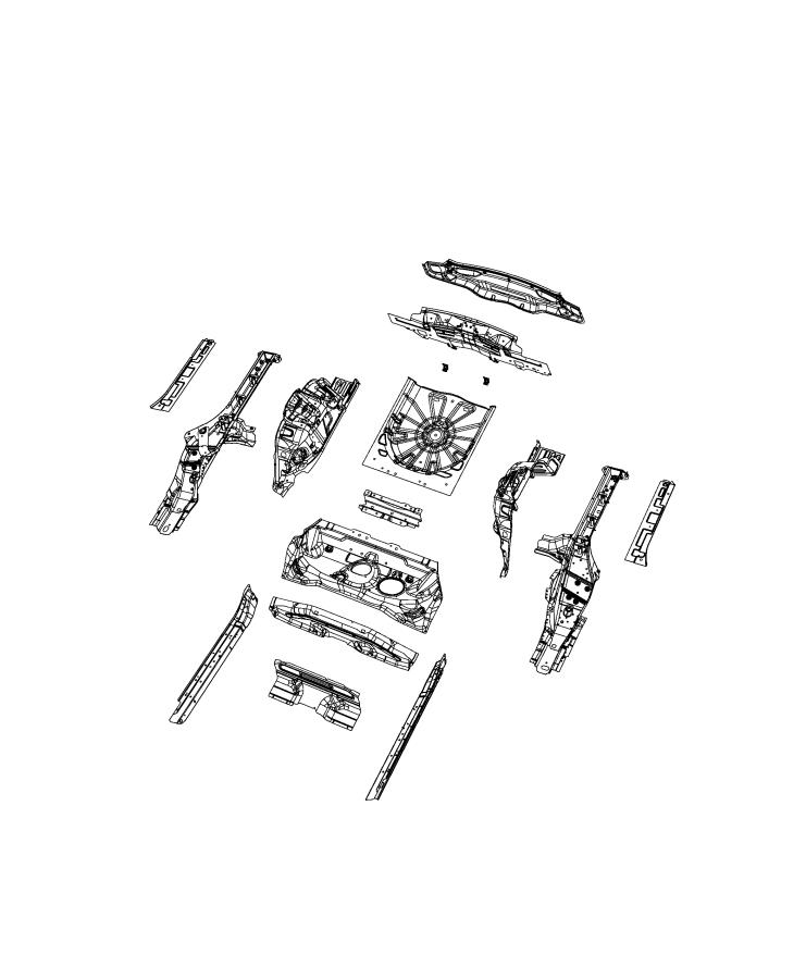 Center and Rear Floor Pan. Diagram