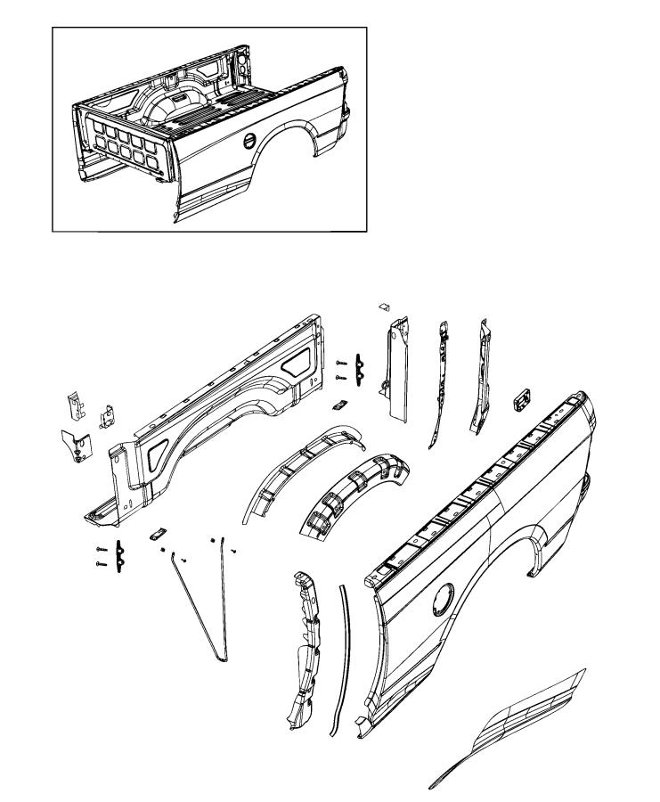 Diagram Pickup Box. for your Ram 3500  