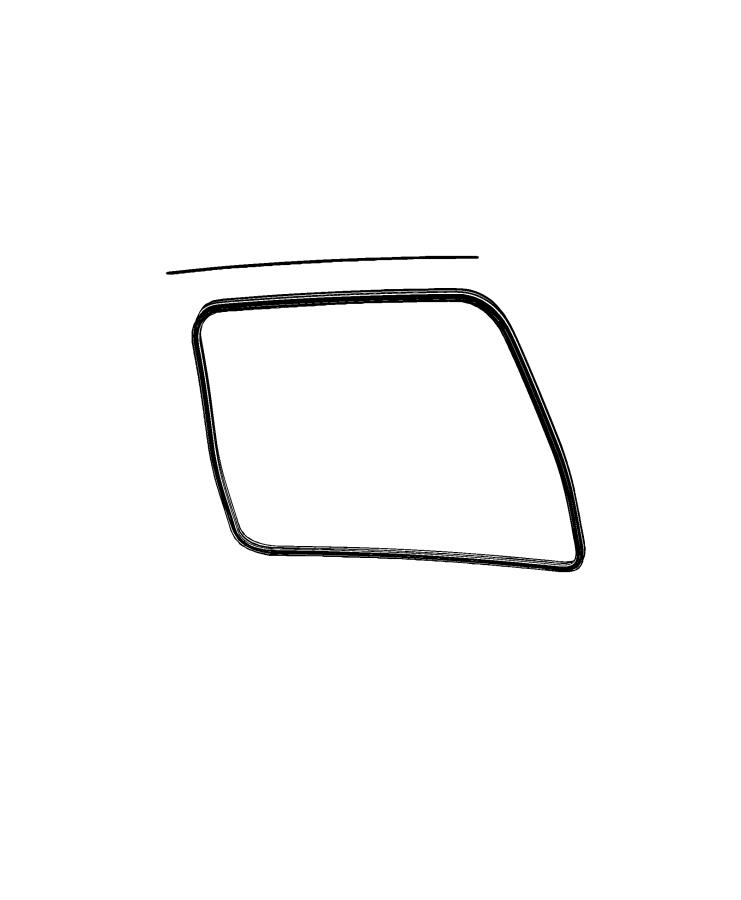 Diagram Weatherstrips, Liftgate. for your 2003 Chrysler 300  M 