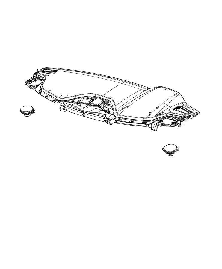 Diagram Speakers, Amplifier and Sub Woofer. for your 2021 Jeep Wrangler   