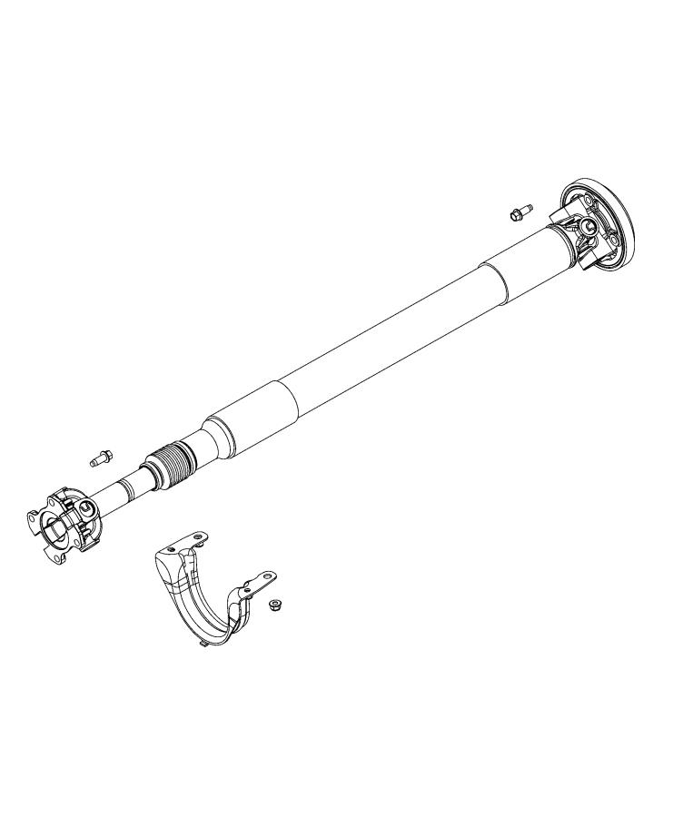 Drive Shaft, Rear. Diagram