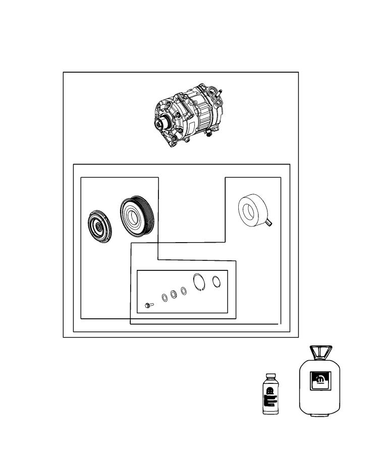 Diagram A/C Compressor. for your Fiat