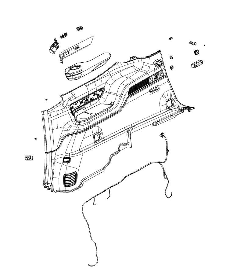 Quarter Trim Panel. Diagram