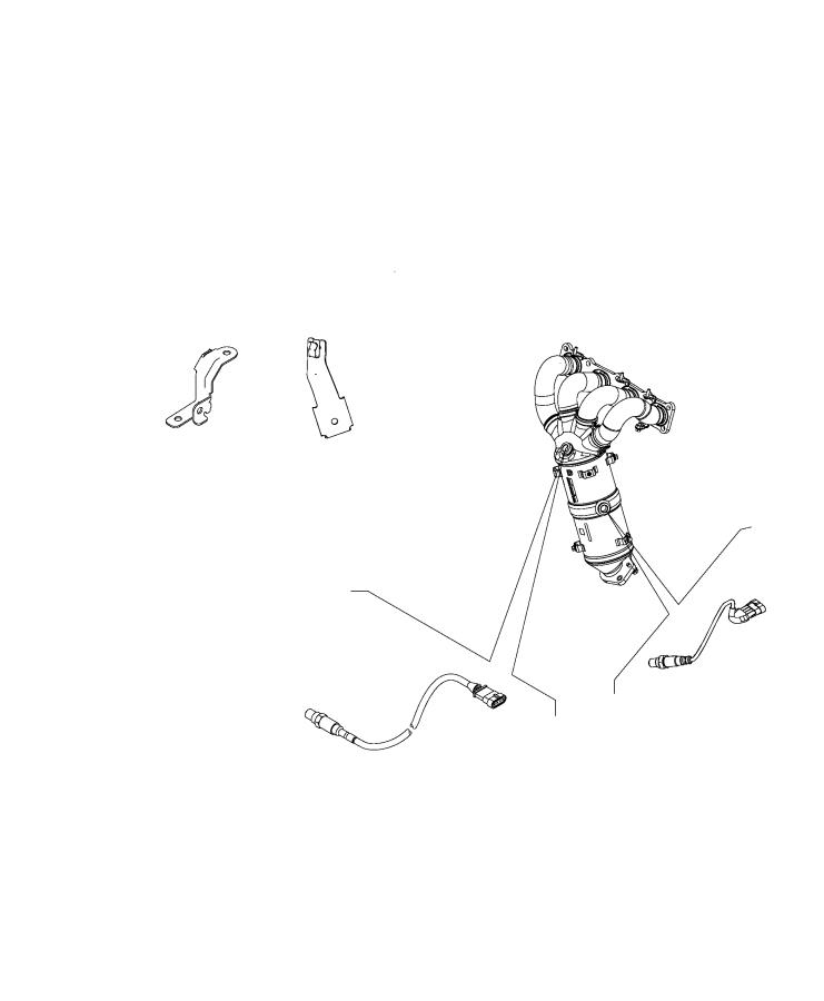 Diagram Sensors, Oxygen. for your Jeep Compass  