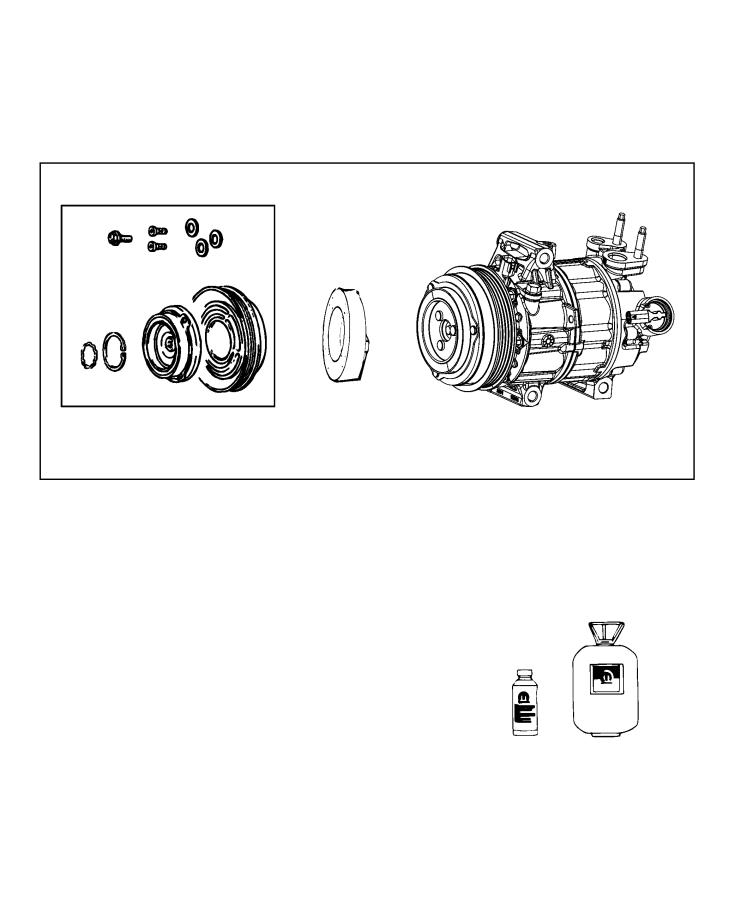 Diagram A/C Compressor. for your 2004 Chrysler 300  M 