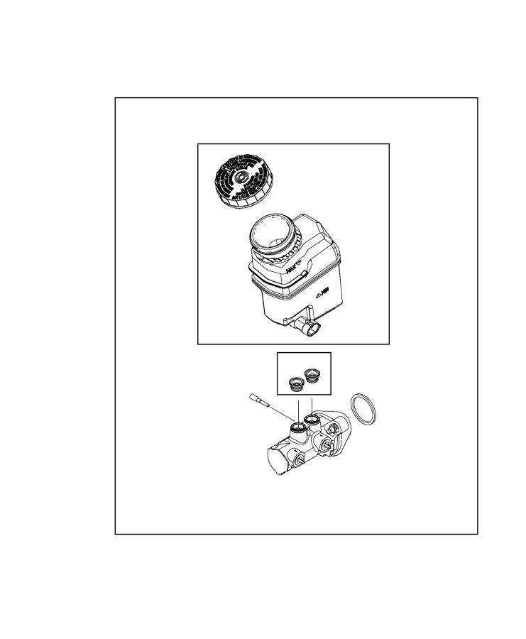 Master Cylinder, Brake. Diagram