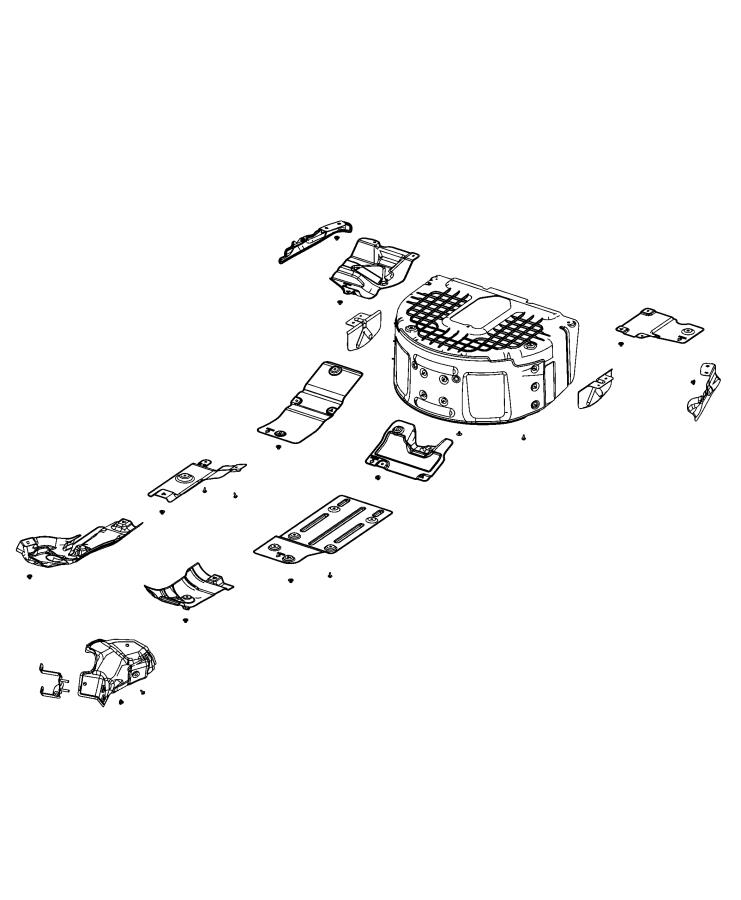 Exhaust Heat Shields. Diagram