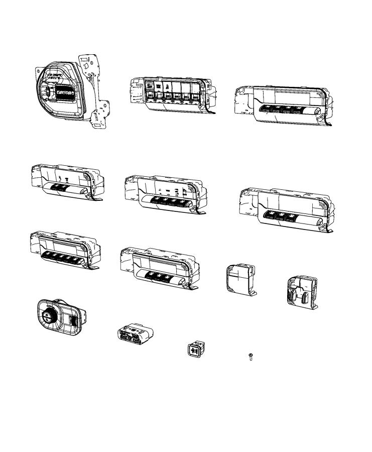 Switches, Instrument Panel. Diagram