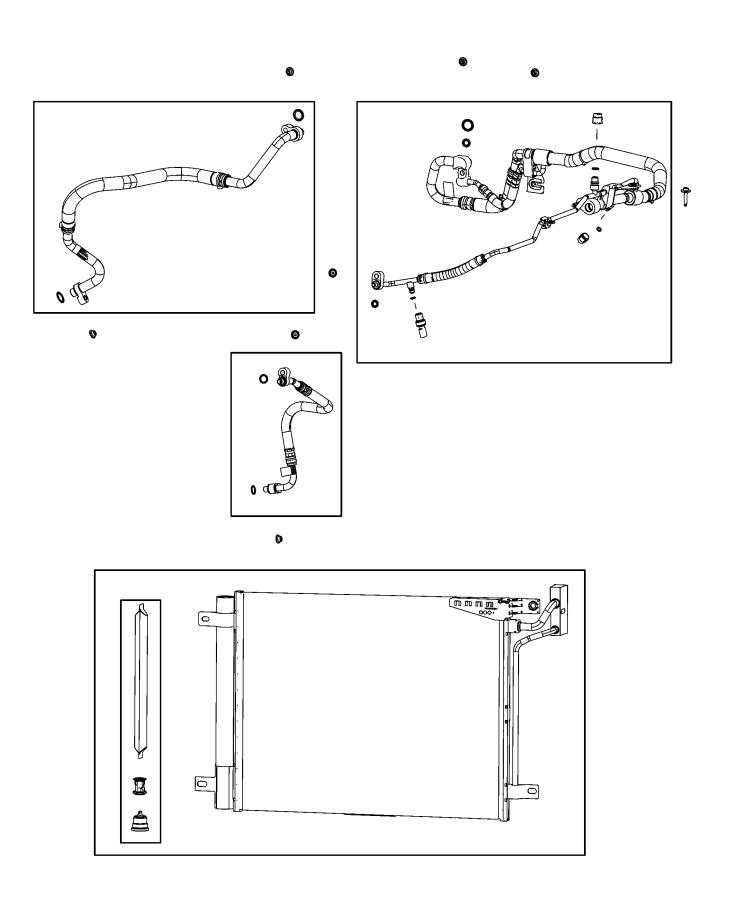 Diagram A/C Plumbing. for your 2007 Chrysler 300   