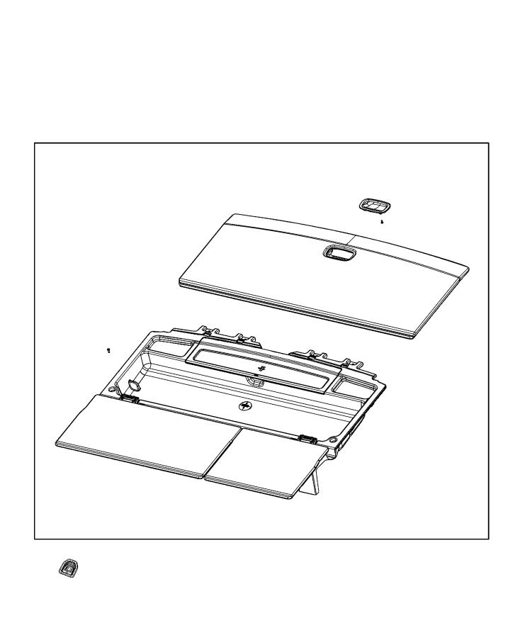 Diagram Cargo Covers, Bins and Organizers. for your Jeep Grand Wagoneer  