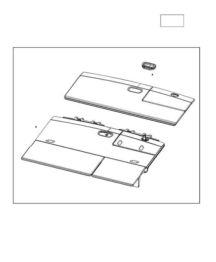 Diagram Cargo Covers, Bins and Organizers. for your Jeep Grand Wagoneer  