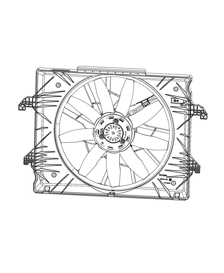 Diagram Cooling Fan Module. for your Chrysler 300  M