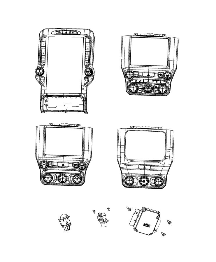 A/C and Heater Controls. Diagram