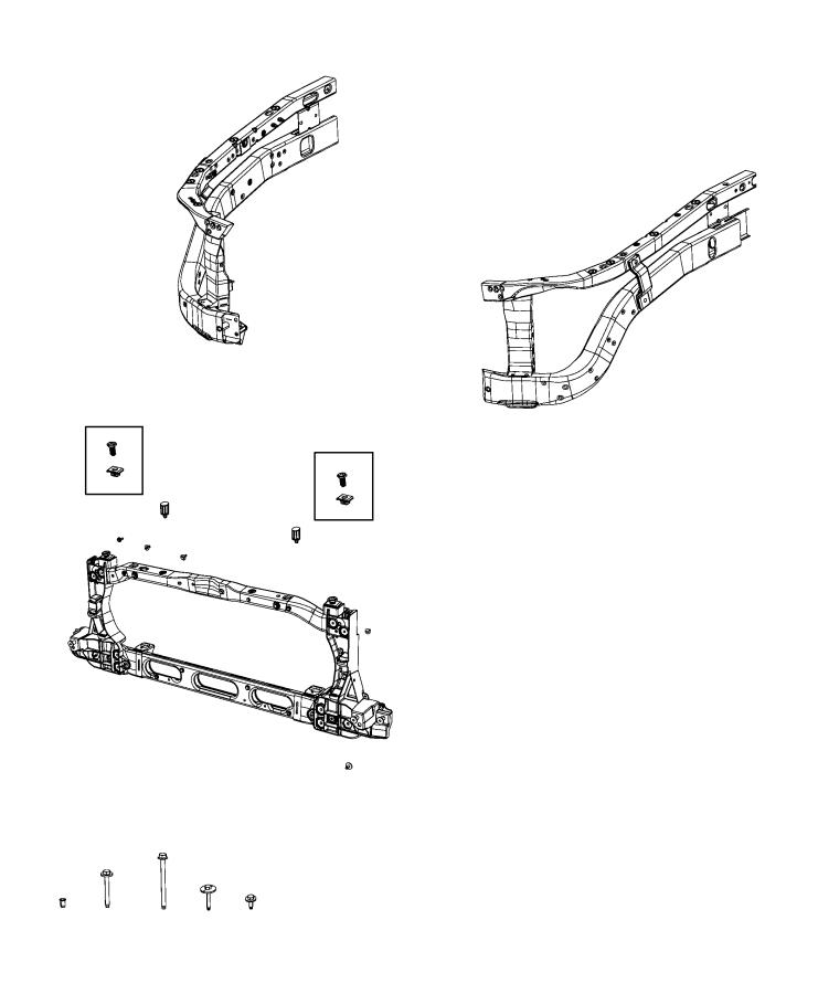 Diagram Radiator Support. for your 2003 Chrysler 300  M 