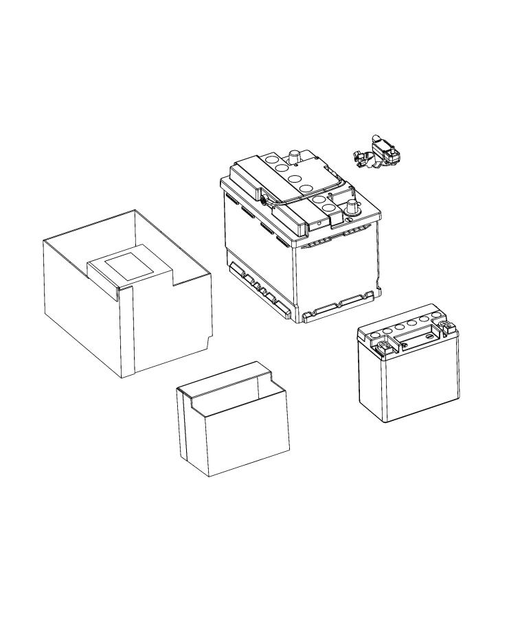 Jeep Compass Battery. Auxiliary 56029759AB Libertyville IL