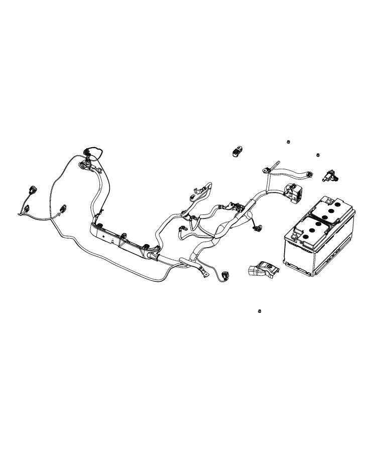 Diagram Wiring, Battery. for your Chrysler 300  M