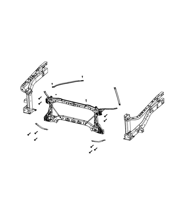 Diagram Radiator Support. for your 2003 Chrysler 300  M 